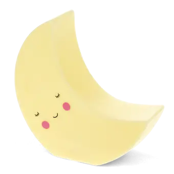 Yellow moon night light 
