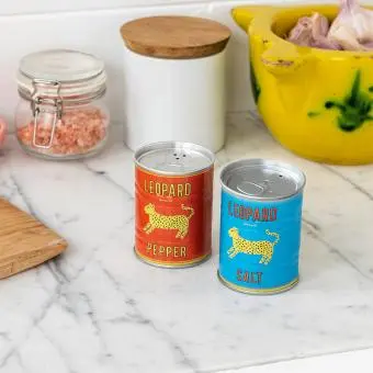 Leopard Salt And Pepper Shakers