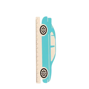 Car Shape Ruler Rulers | Rex London | Gift Some Fun