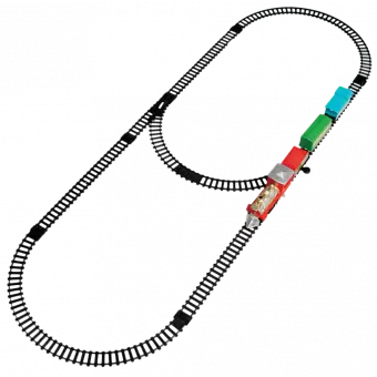 Traditional Miniature Battery Operated Train Set