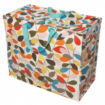 Vintage Ivy Design Jumbo Storage Bag