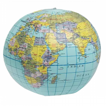 Inflatable World Globe