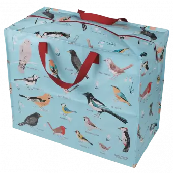 Garden Birds Design Jumbo Storage Bag