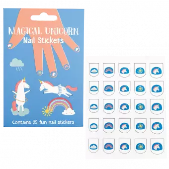 Magical Unicorn Nail Stickers (pack Of 25)
