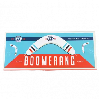 Wild Bear Wooden Boomerang