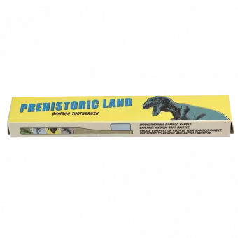 Children'S Prehistoric Land Bamboo Toothbrush