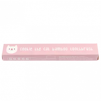 Children'S Cookie The Cat Bamboo Toothbrush