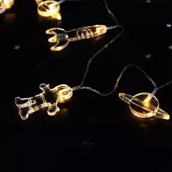 String Of Led Space Rocket Lights