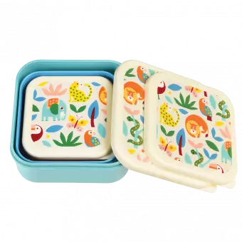 Wild Wonders Snack Boxes (set Of 3)