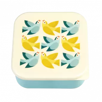 Love Birds Snack Boxes (set Of 3)