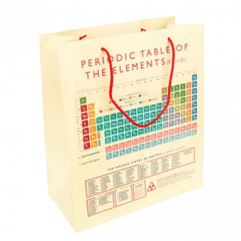 Large Periodic Table Gift Bag