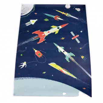 Space Age Glow In The Dark Poster