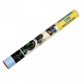 Prehistoric Land Glow In The Dark Poster