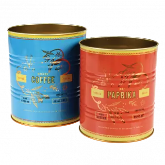 Leopard Storage Tins (set Of 2)