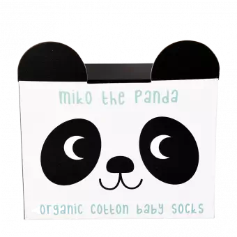 Miko The Panda Socks (one Pair)