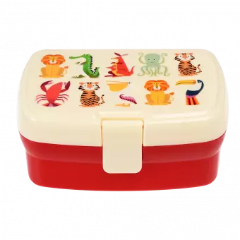 Colourful Creatures Lunch Box With Tray