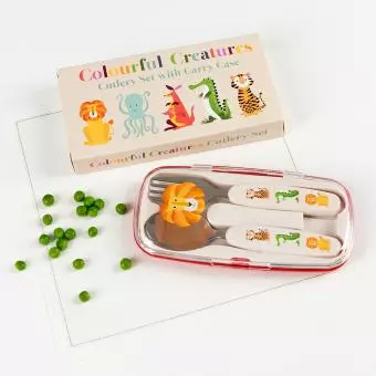 Colourful Creatures Cutlery Set