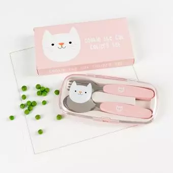 Cookie The Cat Cutlery Set