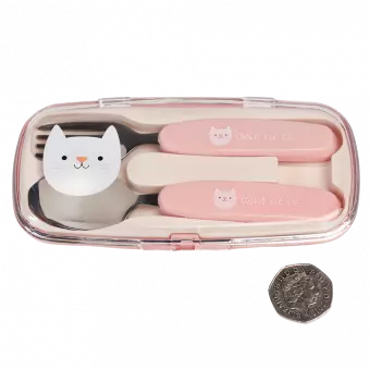 Cookie The Cat Cutlery Set