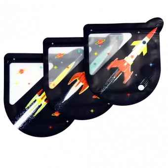 Space Age Snack Bags (set Of 3)