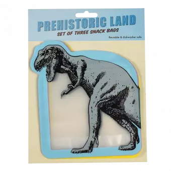 Prehistoric Land Snack Bags (set Of 3)