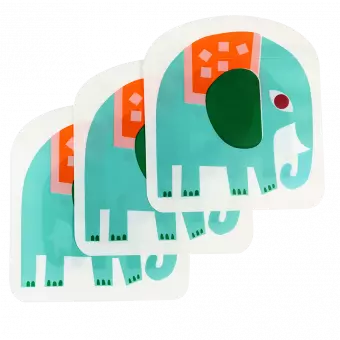 Elephant Snack Bags (set Of 3)