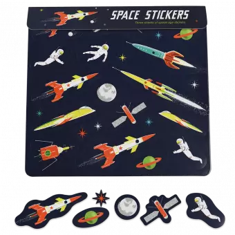 Space Age Stickers (3 Sheets)