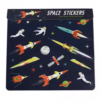 Space Age Stickers (3 Sheets)