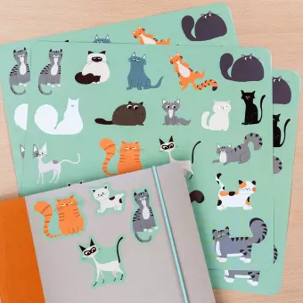 Nine Lives Stickers (3 Sheets)