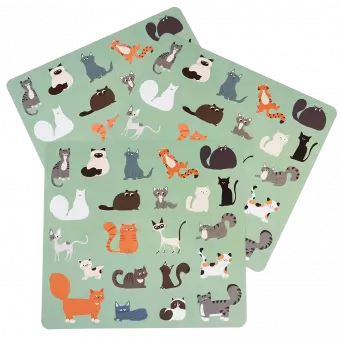 Nine Lives Stickers (3 Sheets)
