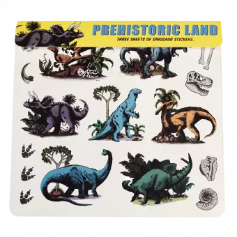 Prehistoric Land Stickers (3 Sheets)