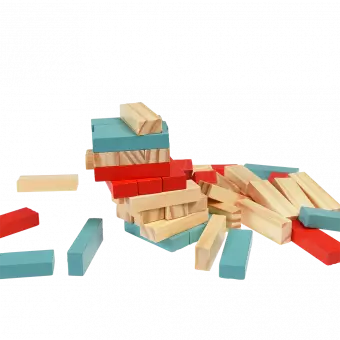 Mini Wooden Topple Tower