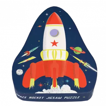 Space Age Rocket Jigsaw Puzzle