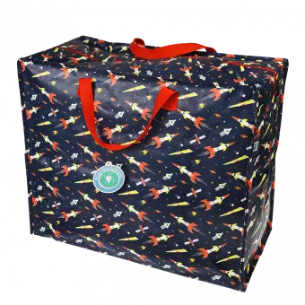 Space Age Rocket Jumbo Bag