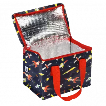 Space Age Rocket Lunch Bag