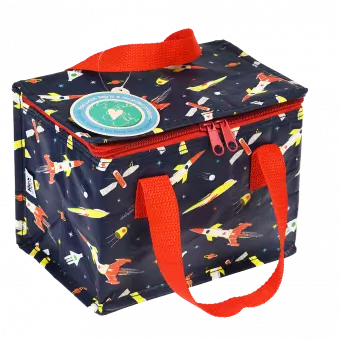 Space Age Rocket Lunch Bag
