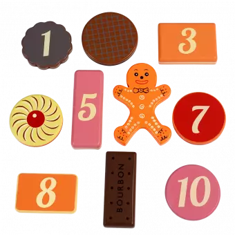 Traditional Wooden Tea Party Biscuits