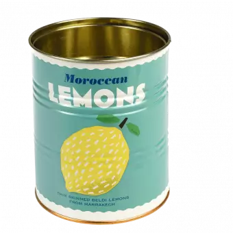 Lemons And Harissa Storage Tins (set Of 2)
