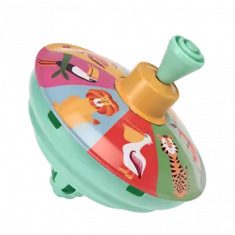 Colourful Creatures Metal Spinning Top