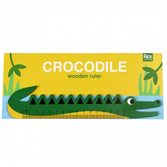 Crocodile Wooden Ruler