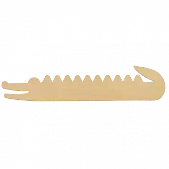 Crocodile Wooden Ruler