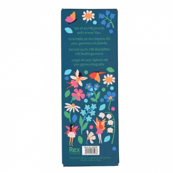 Fairies In The Garden Hb Pencils (set Of Six)