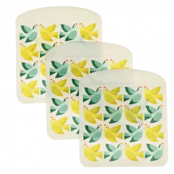 Love Birds Snack Bags (set Of 3)