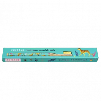 Cheetah Bamboo Toothbrush
