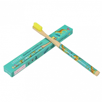 Cheetah Bamboo Toothbrush
