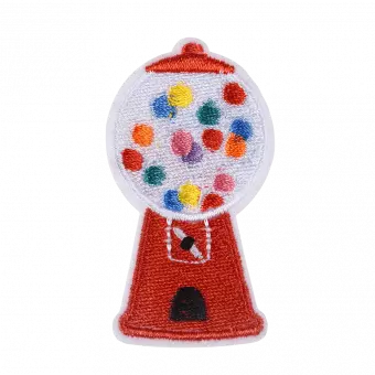 Iron On Bubblegum Machine Patch
