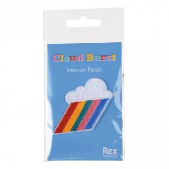 Iron On Cloud Burst Patch