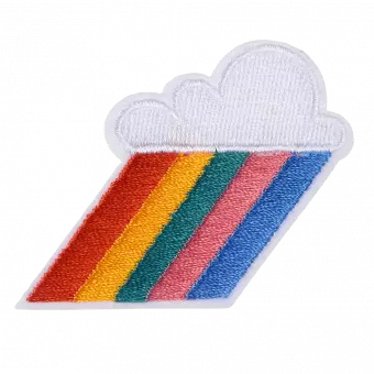Iron On Cloud Burst Patch