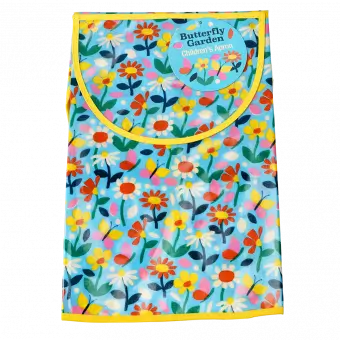 Butterfly Garden Children's Apron