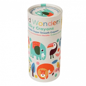 Wild Wonders Silky Crayons (set Of 12)